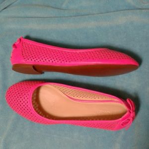 J. Crew  Ballet Flats  Hot Pink 6.5 B NEW